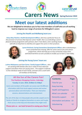 Newsletter Spring 2019