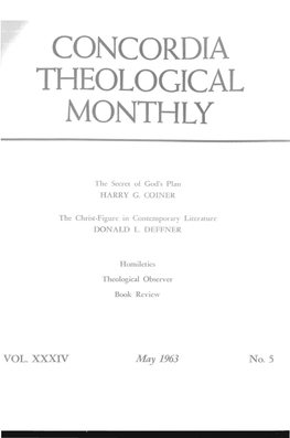 Concordia Theological Monthly