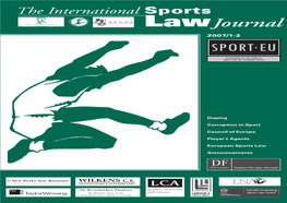 The International Sports Law Journal 2007, No