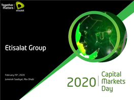 Capital Markets Day 2020 Presentation