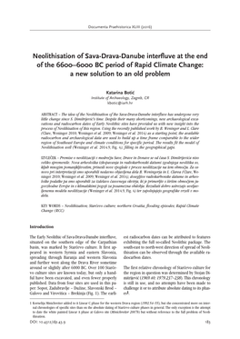 Neolithisation of Sava-Drava-Danube Interfluve at the End of the 6600–6000 BC Period of Rapid Climate Change> a New Solutio