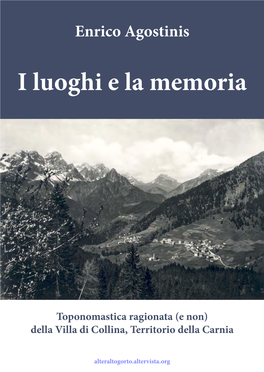 I Luoghi E La Memoria