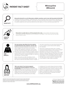 Minocycline-Minocin-Fact-Sheet.Pdf