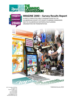 IMAGINE 2040 – Survey Results Report