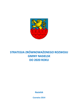 Strategia Zrównoważonego Rozwoju Gminy Nasielsk Do 2020 Roku