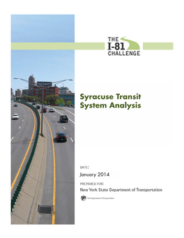 Syracuse Transit System Analysis