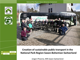 Creation of Sustainable Public Transport in the National Park Region Saxon-Bohemian Switzerland