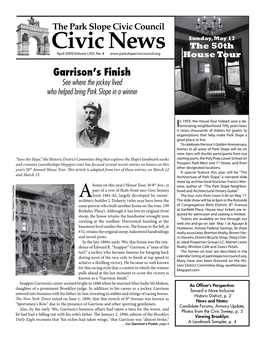 Civic News the 50Th April 2009 Volume LXXI, No