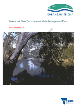 Moorabool River Environmental Water Management Plan