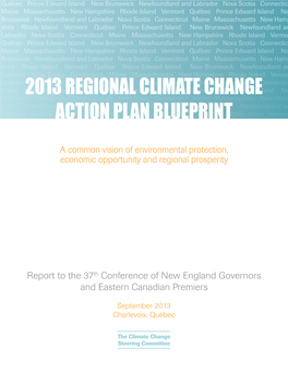 2013 Regional Climate Change Action Plan Blueprint