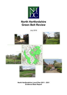 North Hertfordshire Green Belt Review