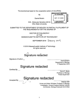 Signature Redacted Signatureredacted