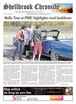 Skills Tour at PIHC Highlights Rural Healthcare