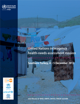United Nations Interagency Health-Needs-Assessment Mission