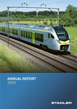 ANNUAL REPORT 2020 2020 RESULTS at a GLANCE 16.1 ORDER BACKLOG in CHF BILLION NET REVENUE Previous Year: 15.0 in Thousands of CHF