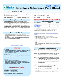 Hazardous Substance Fact Sheet