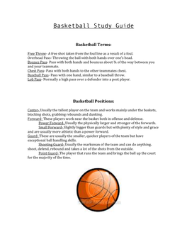 Basketball Study Guide