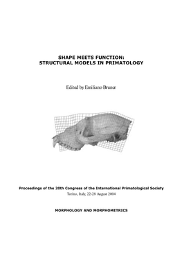 Mammalia, Plesiadapiformes) As Reflected on Selected Parts of the Postcranium