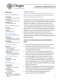2011 EPAB Legislative Report