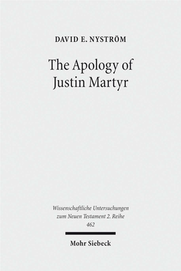 The Apology of Justin Martyr