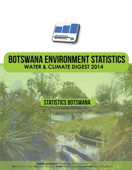 Botswana Environment Statistics Water Climate