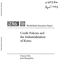U World Bank Discussion Papers