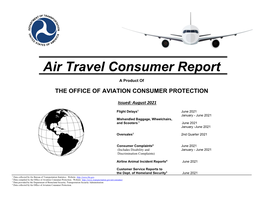 Air Travel Consumer Report