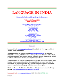 Language in India