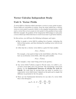 Vector Fields