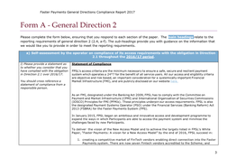 Form a - General Direction 2