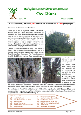 Tree Watch Issue 39 November 2018