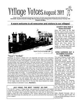 Village Voices August 2011