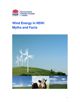 Wind Energy in NSW: Myths and Facts