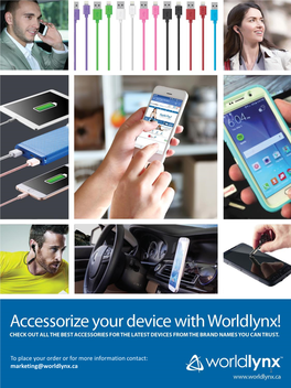Marketing@Worldlynx.Ca 1 ACCESSORIES FOR: Apple Ipad CASES