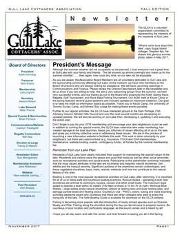 GLCA Newsletter