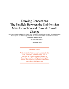 The Parallels Between the End-Permian Mass Extinction And