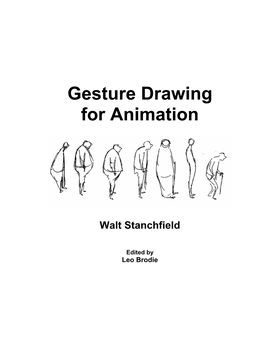 Gesture Drawing for Animation