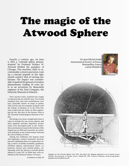 The Magic of the Atwood Sphere