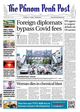 Foreign Diplomats Bypass Covid Fees