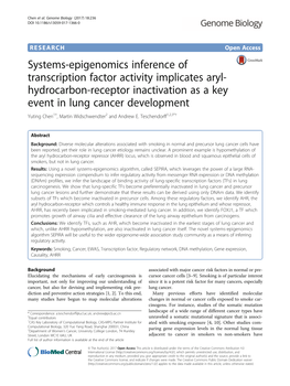 Systems-Epigenomics Inference of Transcription Factor Activity