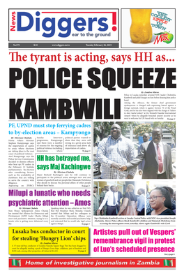 E Tyrant Is Acting, Says HH As