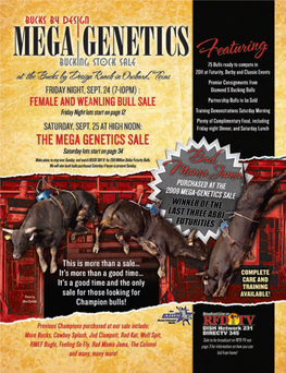 Locomotive Breath Semen and Genetics for Sale at All Times