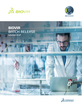Biovia Batch Release