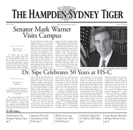 The Hampden-Sydney Tiger