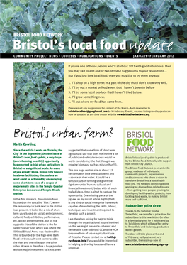 Bristol's Urban Farm?