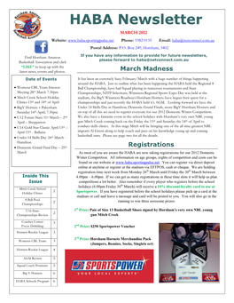 HABA Newsletter