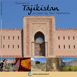 Tourism in Tajikistan As Seen by Tour Operators Acknowledgments