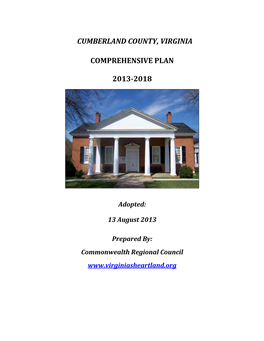 Cumberland County Comprehensive Plan 2013-2018