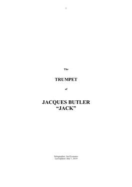 Jacques Butler “Jack”