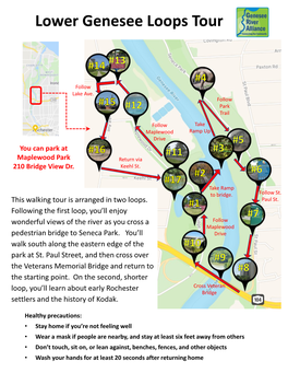 Lower Genesee Loops Tour- Maplewood Park